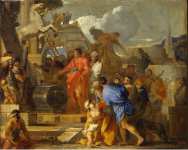 Bourdon Sebastien Augustus before the Tomb of Alexander  - Hermitage